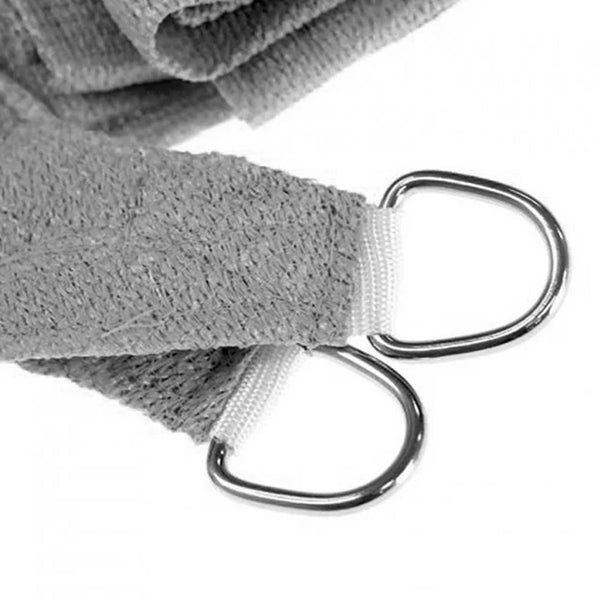 Wallaroo Grey Square Outdoor Shade Sail Canopy 3M X Garden Structure Shade Sails