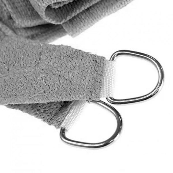 Wallaroo Grey Triangle Sun Shade Sail For Garden Outdoor Use 5 X Metres Shade Sails