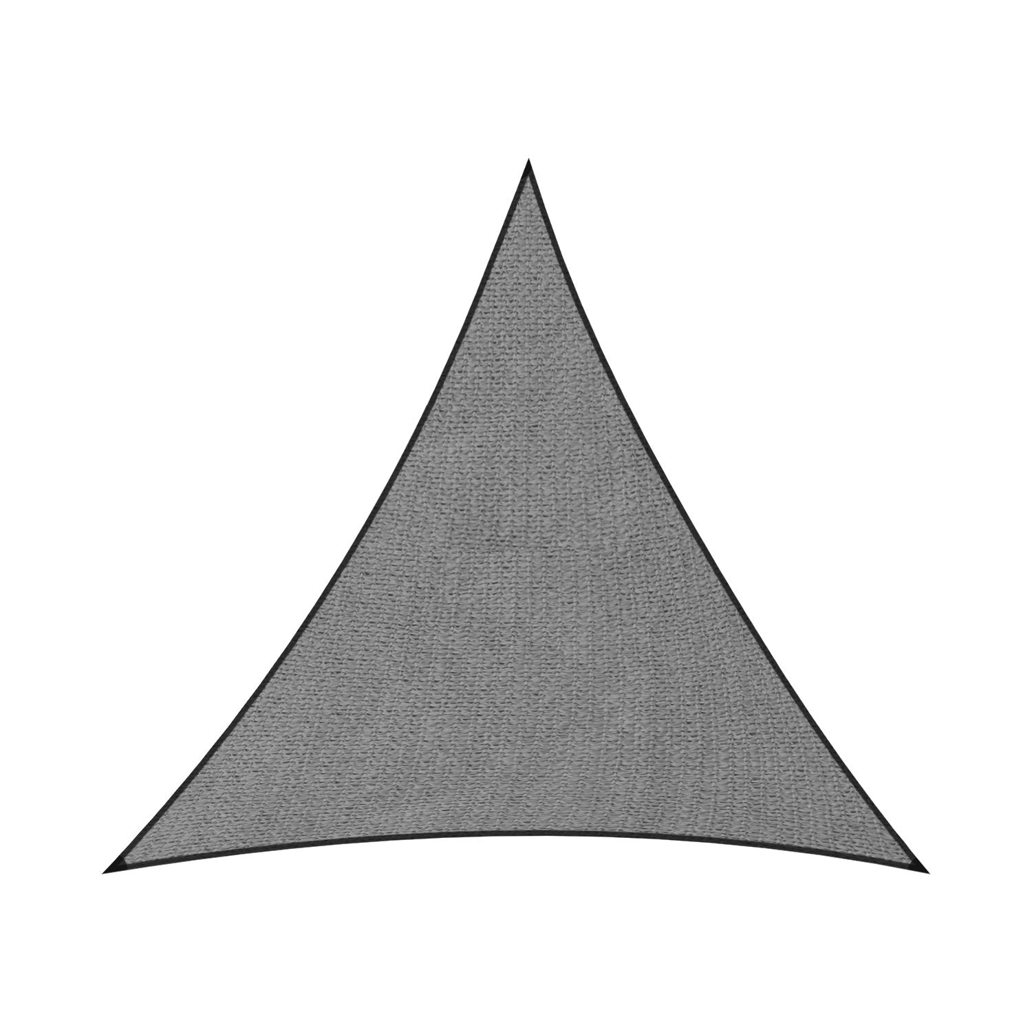 Wallaroo Grey Triangle Sun Shade Sail For Garden Outdoor 7 X Metres Shade Sails