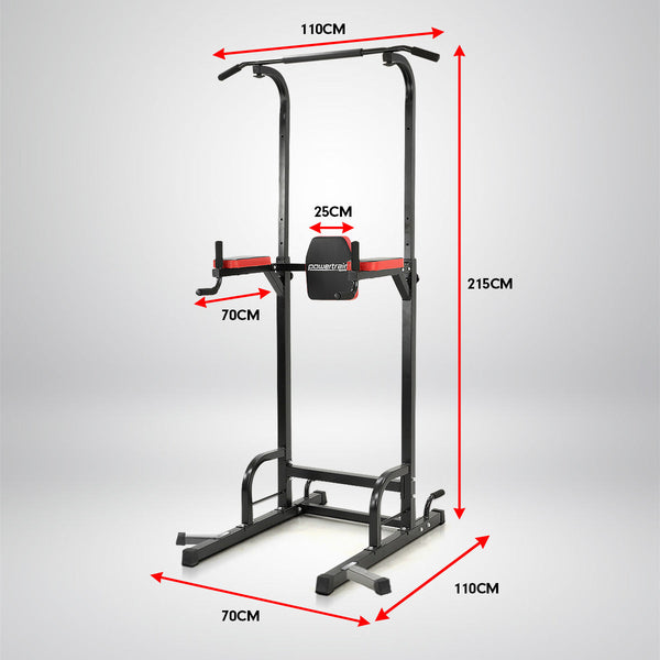 Powertrain Multi Station For Chin Ups Pull And Dips Home Gyms