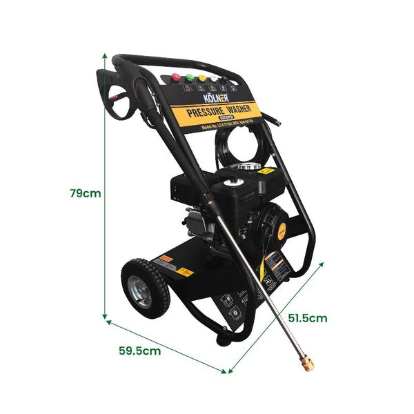 Kolner Lt 12A 7Hp 2200Psi Petrol Engine High Pressure Washer 7.5Lpm Pressure Washers