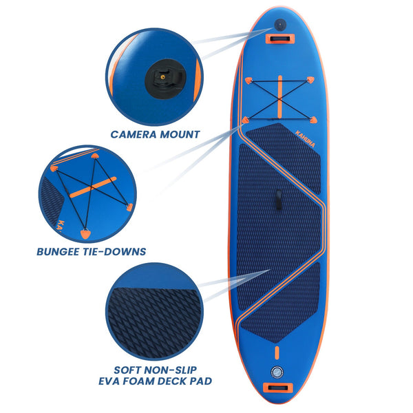 Kahuna Kai Premium Sports 10.6Ft Inflatable Paddle Board Paddleboard Pumps