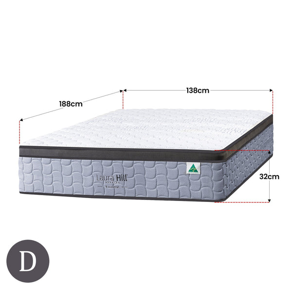 Laura Hill Essential Australian Made Double Premium Mattress Mattresses