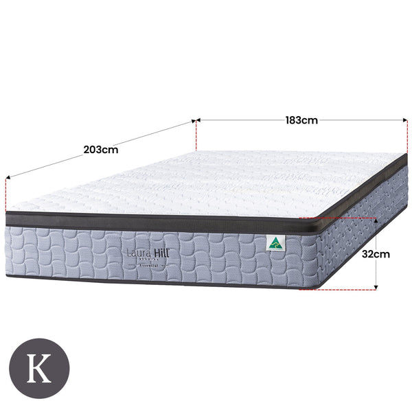 Laura Hill Essential Australian Made King Premium Mattress Mattresses
