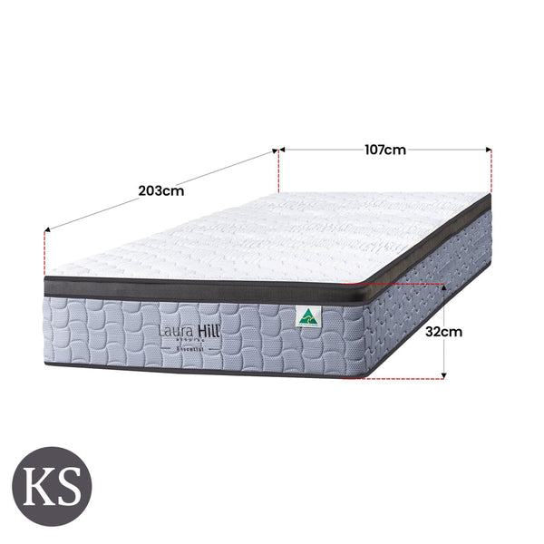 Laura Hill Essential Australian Made King Single Premium Mattress Mattresses