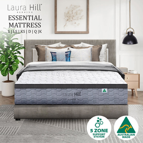 Laura Hill Essential Australian Made Long Single Premium Mattress Mattresses