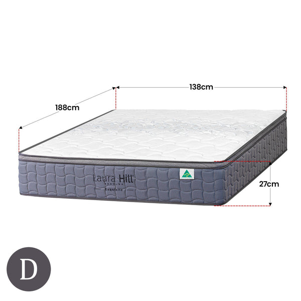 Laura Hill Exquisite Australian Made Double Premium Mattress Mattresses