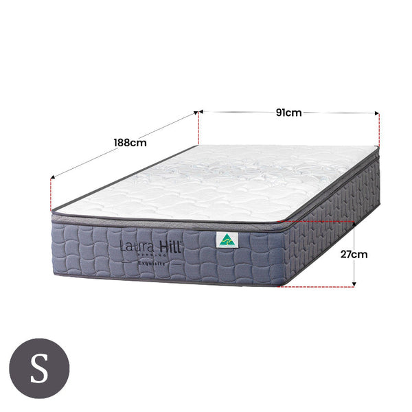 Laura Hill Exquisite Australian Made Single Premium Mattress Mattresses