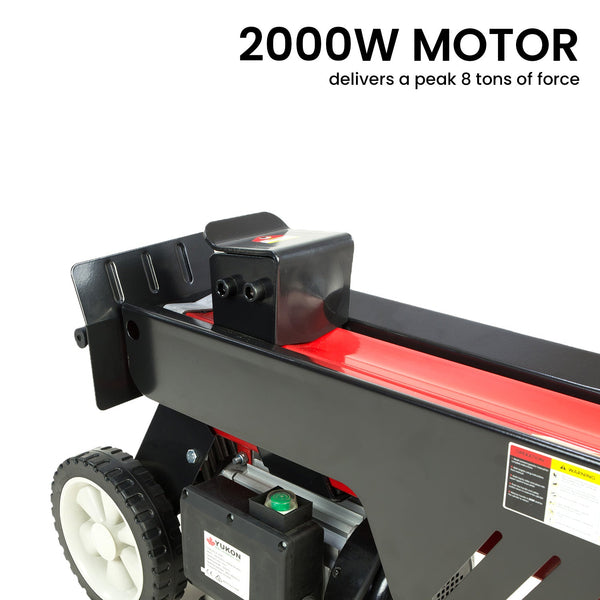 Yukon Electric Log Splitter With Side Protectors For Wood Cutting Home And Garden Log Splitters