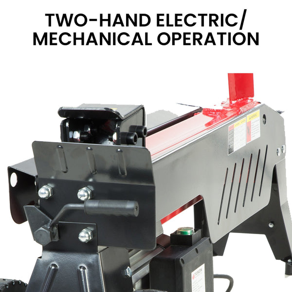 Yukon Electric Log Splitter With Side Protectors For Wood Cutting Home And Garden Log Splitters