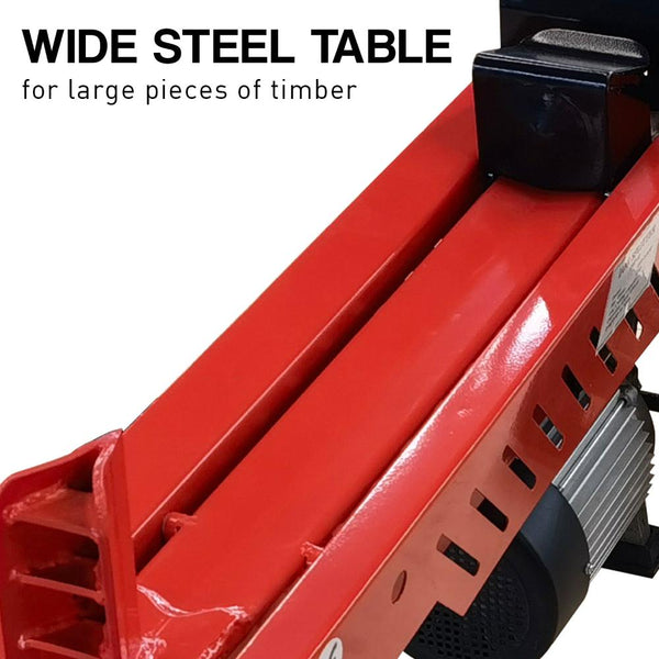 Yukon 8 Ton 2.2Kw Heavy Duty Electric Hydraulic Log Splitter Log Splitters