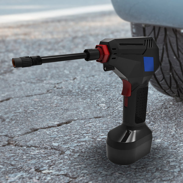 Mec Maxim Atp 12V Portable Electric Car Tyre Pump With Led Light And Digital Pressure Metre Tyre Accessories