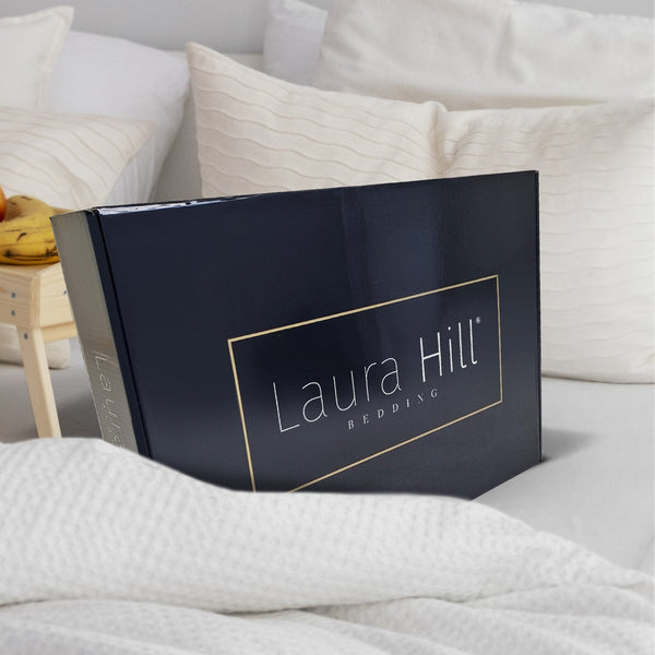 Laura Hill Queen Size Mink Blanket Soft Plush Faux Throw Rug Pink 220 X 240Cm Bedding Blankets