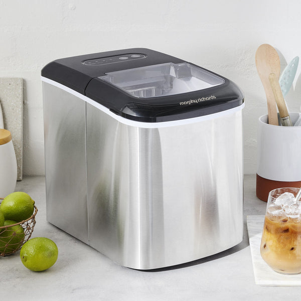 Morphy Richards 15Kg Ice Maker In Stainless Steel Countertop Ice Makers