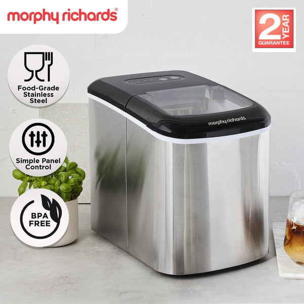 Morphy Richards 15Kg Ice Maker In Stainless Steel Countertop Ice Makers