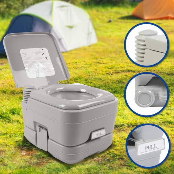 Wallaroo 10L Camping Portable Toilet Portable Toilets & Accessories