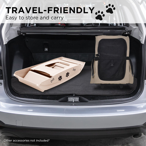 Furtastic Foldable Step Ladder For Dogs Pet Ramps And Stairs Transport Travel Pet Transport