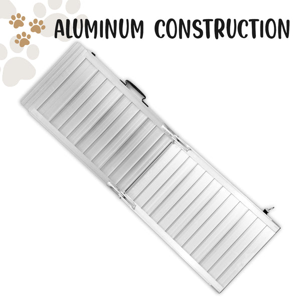 Foldable Aluminium Dog Ramp For Cars Pet Supplies Transport And Travel Pet Transport