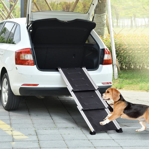 Furtastic Aluminium Telescopic Pet Ramp For Dogs Transport And Travel Pet Transport