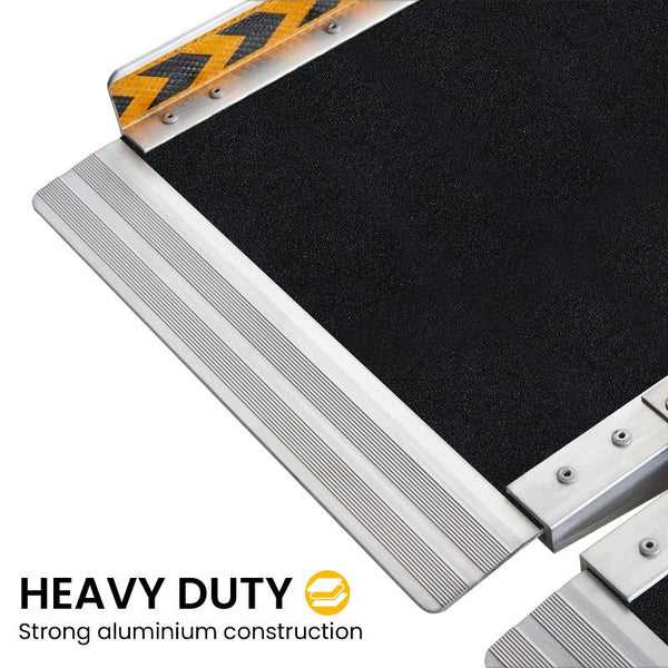 Kartrite Aluminium Wheelchair Ramp With Leg Support 10Ft Mobility Access Ramps