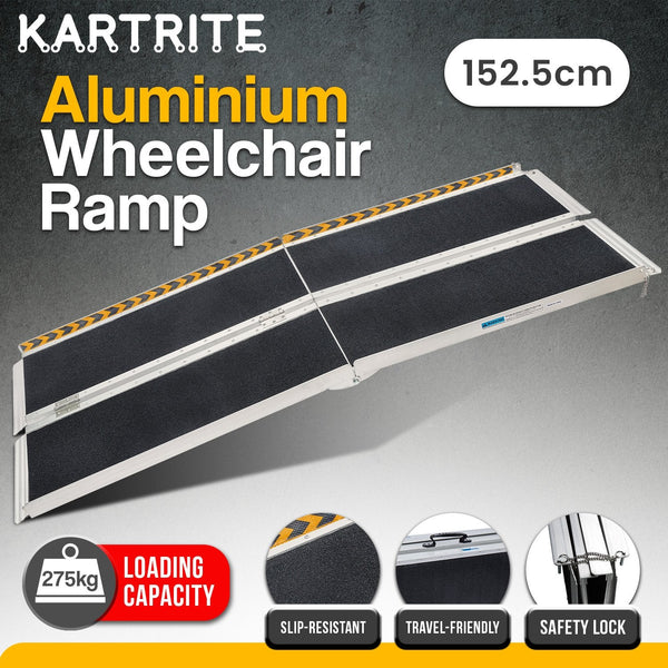 Kartrite Folding Aluminium Wheelchair Ramp 5Ft Portable Mobility Access Mobility Access Ramps