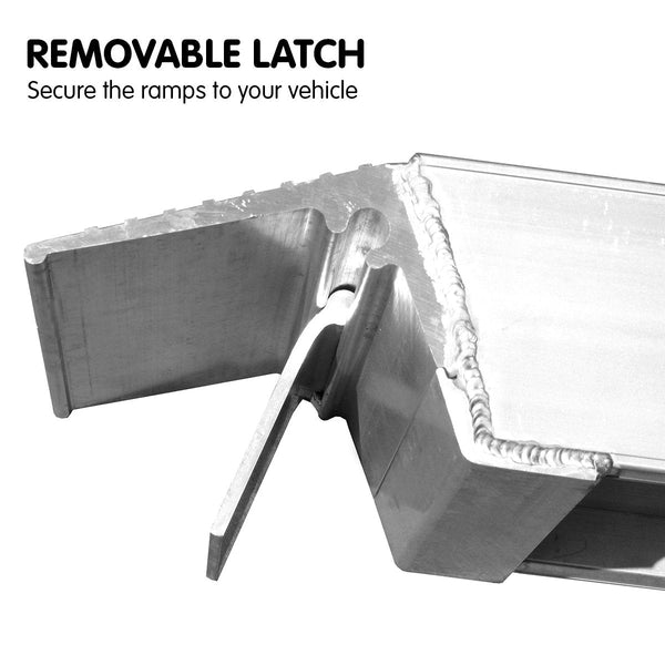 2X Heavy Duty Loading Ramps Auto Accessories Motorcycle 2.5M Motorbike Ramps