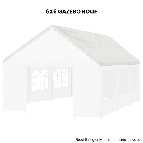 Wallaroo 6X6 White Premium Outdoor Event Marquee Roof Spare Part Gazebos & Pergolas