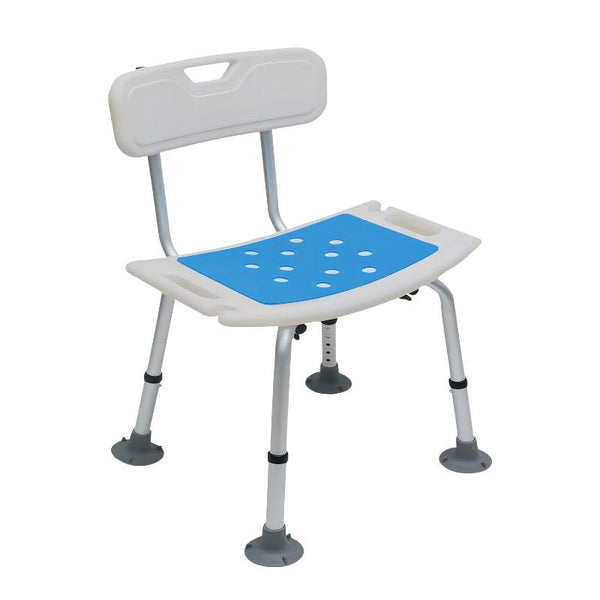 Orthonica Height Adjustable Aluminium Shower Chair With Head Holder Commodes & Shower Chairs