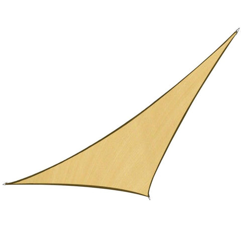 Wallaroo Triangular Shade Sail: 8M X Sand Shade Sails