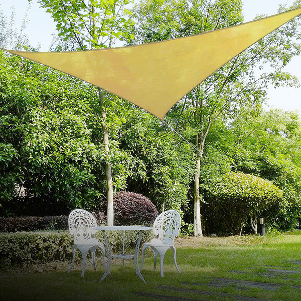 Wallaroo Triangular Shade Sail: 8M X Sand Shade Sails