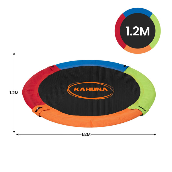 Kahuna Kids 1.2M Tree Saucer Swing Set Round 400Kg With Straps Capacity Outdoor Outdoor Swings