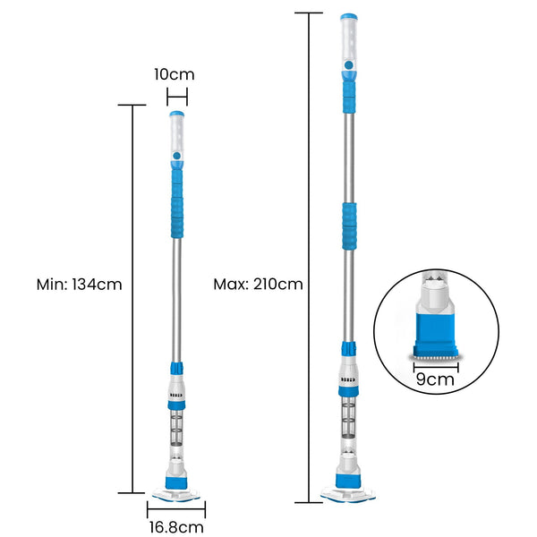 Aquajack 127 Portable Rechargeable Pool And Spa Vacuum Cleaner For Home Garden Pool Cleaners & Vacuums
