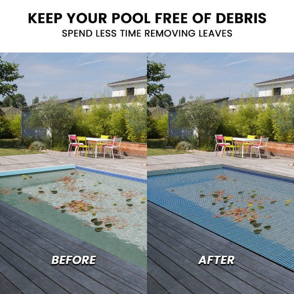 Hydroactive Uv Resistant Swimming Pool Leaf Net Cover 6 X 11M Pool Covers