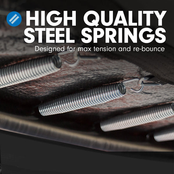 4.5Ft Trampoline Round Free Safety Net Spring Pad Cover Mat Yellow Pink Trampolines