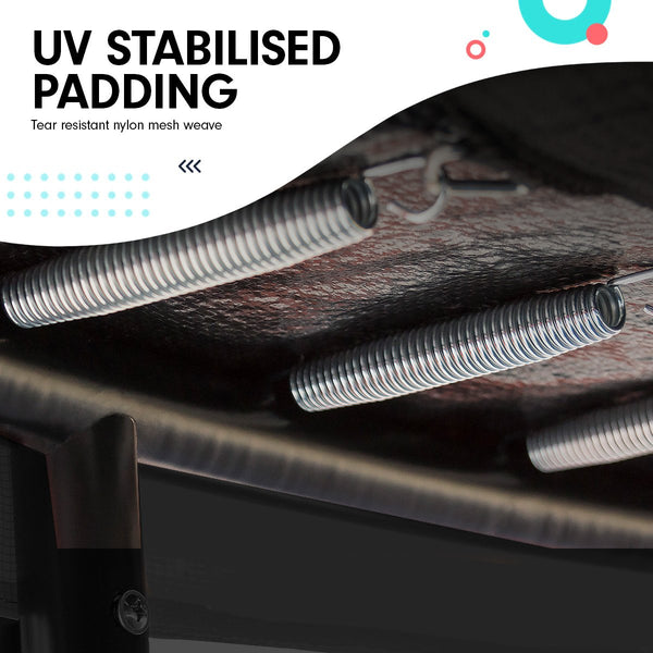 4.5Ft Trampoline Round Free Safety Net Spring Pad Cover Mat Outdoor Red Trampolines