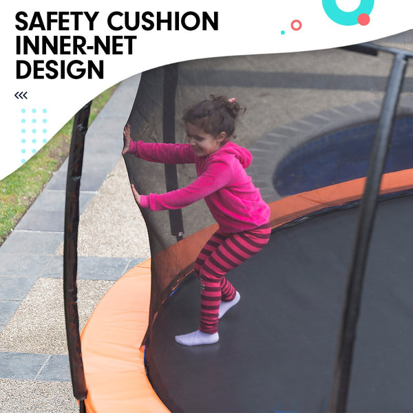 Kahuna Replacement Trampoline Net For 8Ft X 14Ft Oval Trampolines