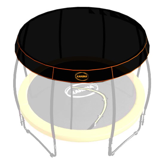 Kahuna 12Ft Trampoline Roof Shade Cover For Outdoor Sports And Fitness Trampolines