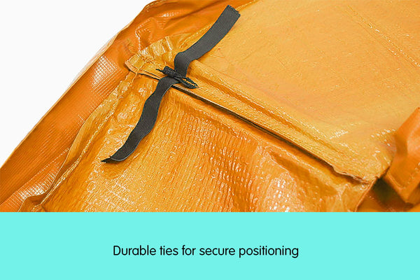 8Ft Trampoline Replacement Pad Round Orange Trampolines