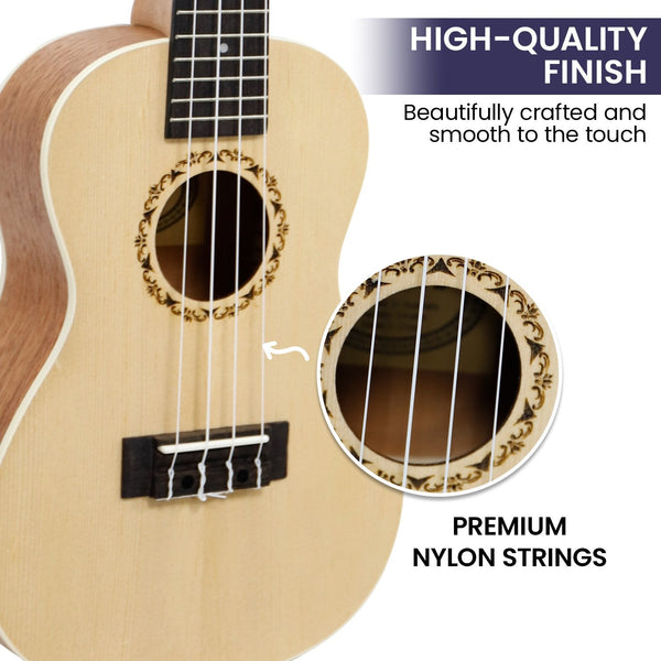 Karrera 23In Ukulele Natural Ukuleles
