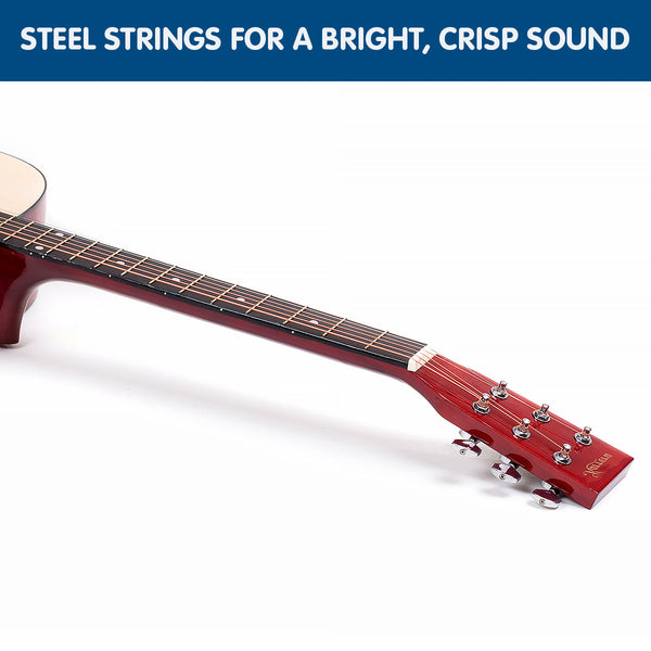 Karrera 41 Inch Acoustic Wooden Guitar Musical Instrument Acoustic Guitars