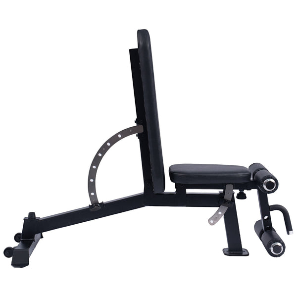 Powertrain Multi Workout Bench With Adjustable Backrest For Home Fitness Work Benches