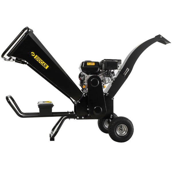 Ducar K70 7Hp Wood Chipper Shredder Mulcher Grinder Petrol In Black Chippers Shredders Mulchers