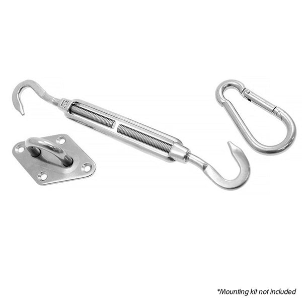 Wallaroo Waterproof 160Gsm Outdoor Sun Shade Sail Canopy 3.6M Triangle Shade Sails