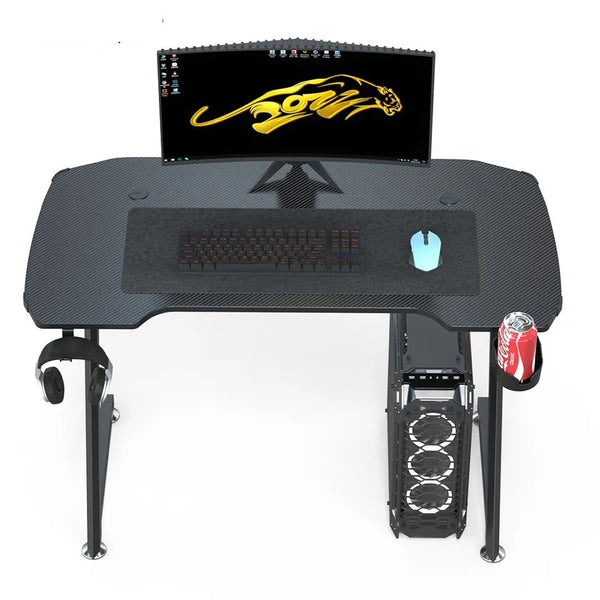 120Cm New Arrive Computer Table Z Shaped Gaming Desk With Rgb Led Lights Tables Home Office Desks