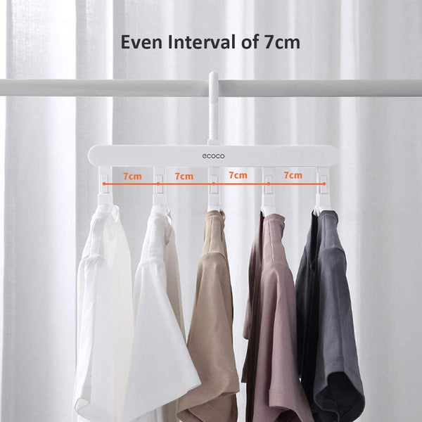 Ecoco Magic Hanger Space Saving Multifunctional Clothes Coat Dryer Laundry Drying Rack Airer Horse Grey Clothes Airers