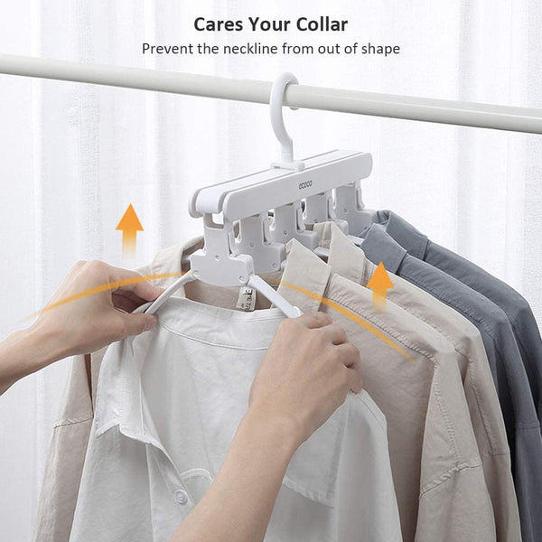 Ecoco Magic Hanger Space Saving Multifunctional Clothes Coat Dryer Laundry Drying Rack Airer Horse Grey Clothes Airers