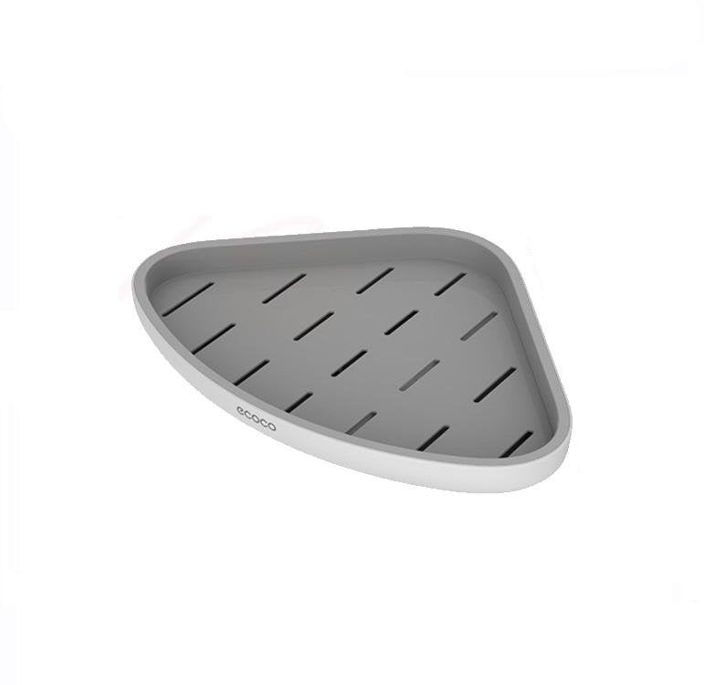 Shelves Ecoco Bathroom Corner Shower Shelf Caddy Storage Organizer Wall Mounted For Kitchen Toilet Black