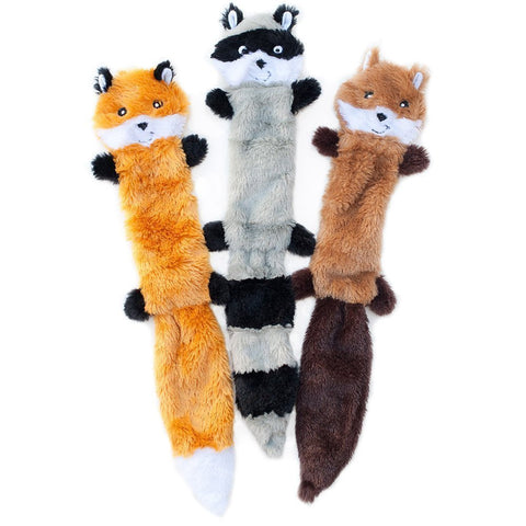 Zippy Paws Skinny Peltz 3 Pk L Dog Toys