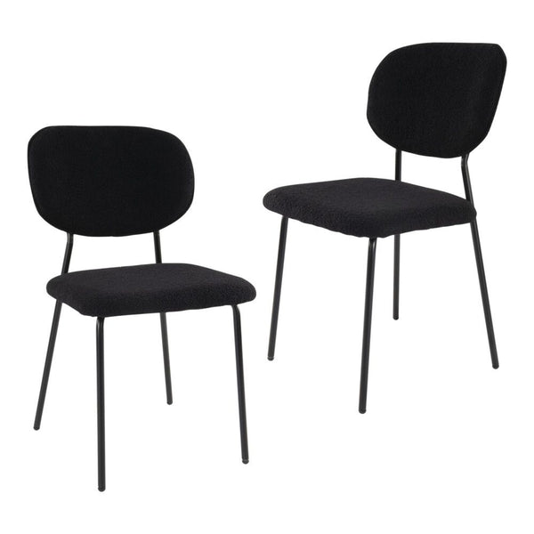 Charcoal Charm Armless Furniture For Home And Garden Dining Chairs
