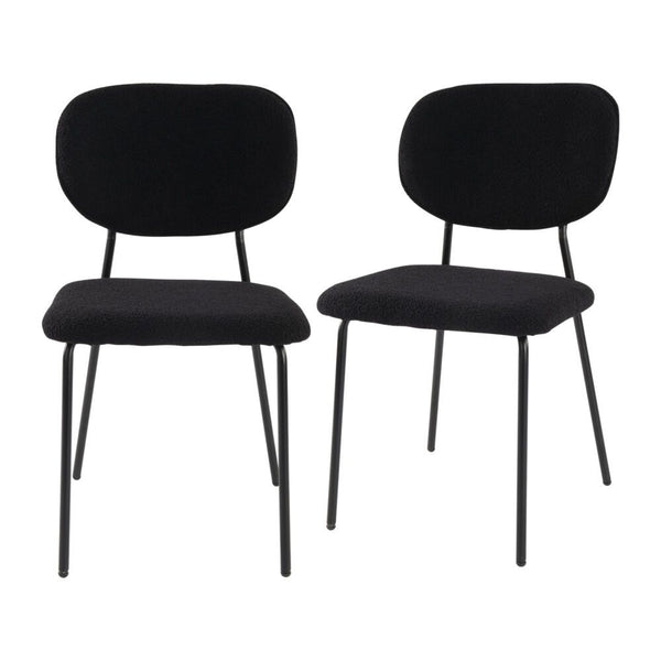 Charcoal Charm Armless Furniture For Home And Garden Dining Chairs